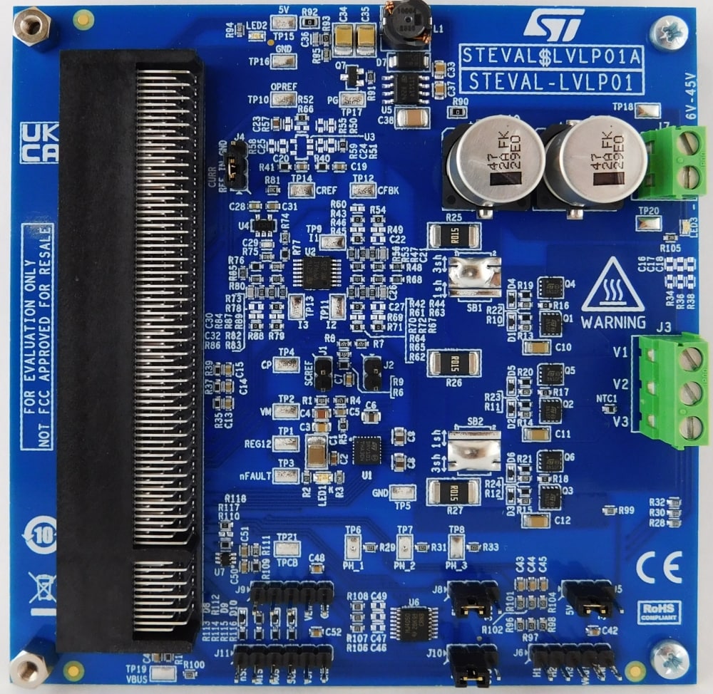 STEVAL-LVLP01 - Motor Control Discovery Kit With STDRIVE101 Three-phase ...