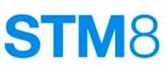 Logo of STM8 in color version