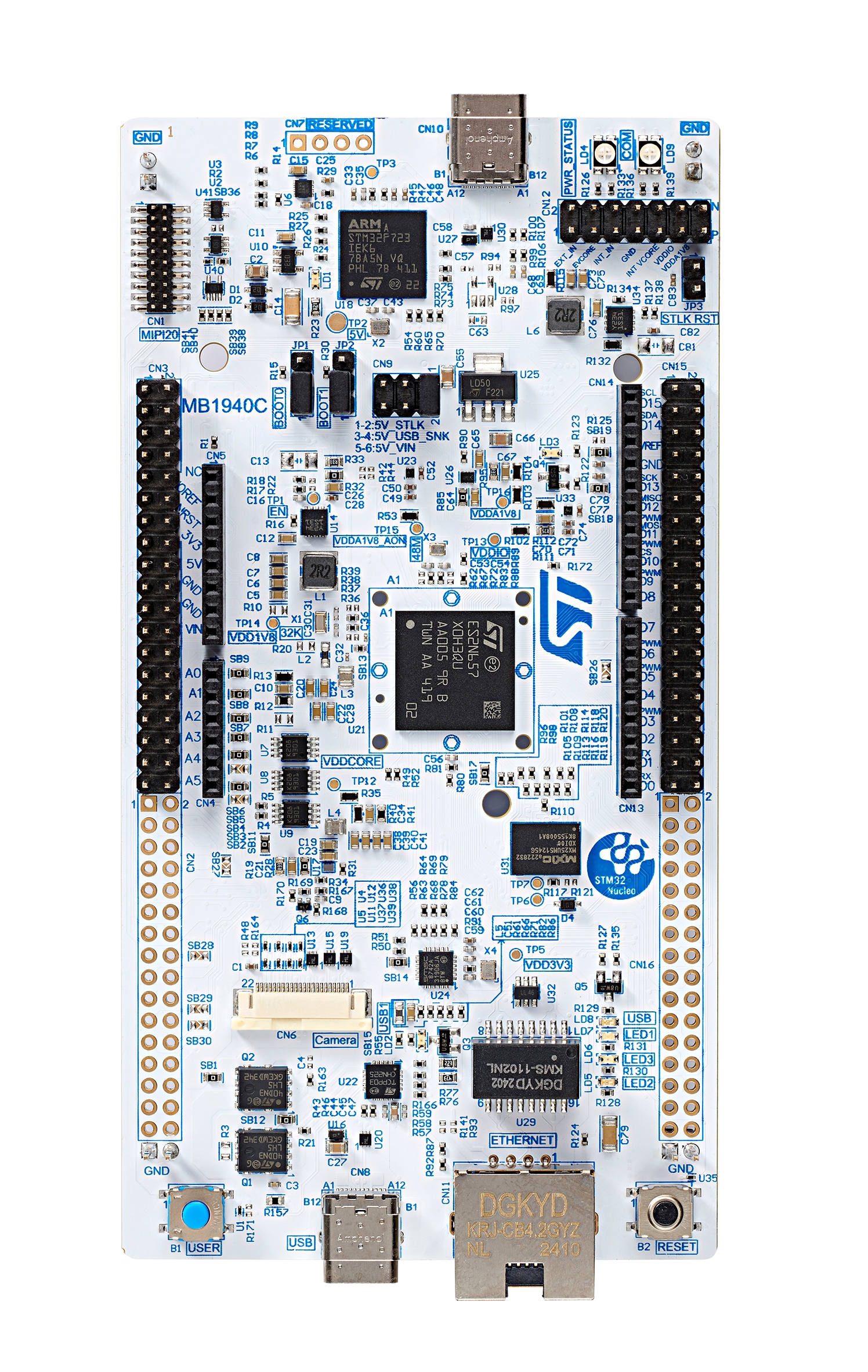 STM32N657X0 development board supporting Arduino