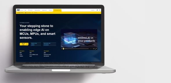 ST Edge AI Suite on laptop
